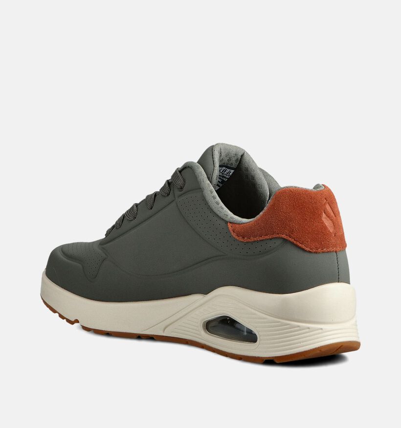 Skechers Uno Suited On Air Olijfgroene Sneakers voor heren (366498) - geschikt voor steunzolen