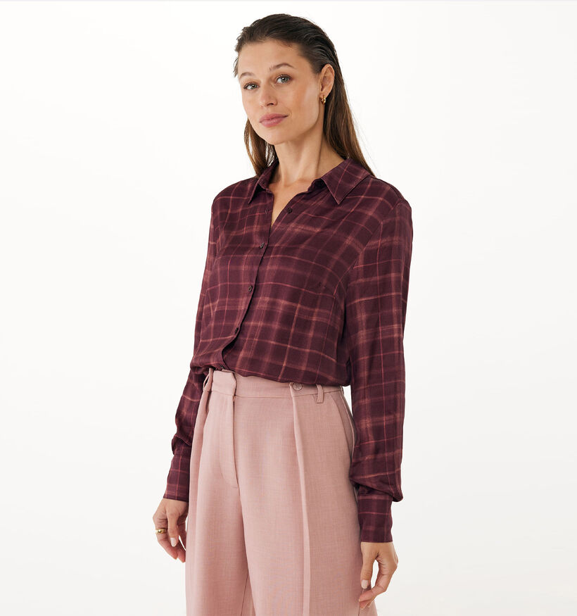 Mexx Bordeaux Hemd voor dames (362295)