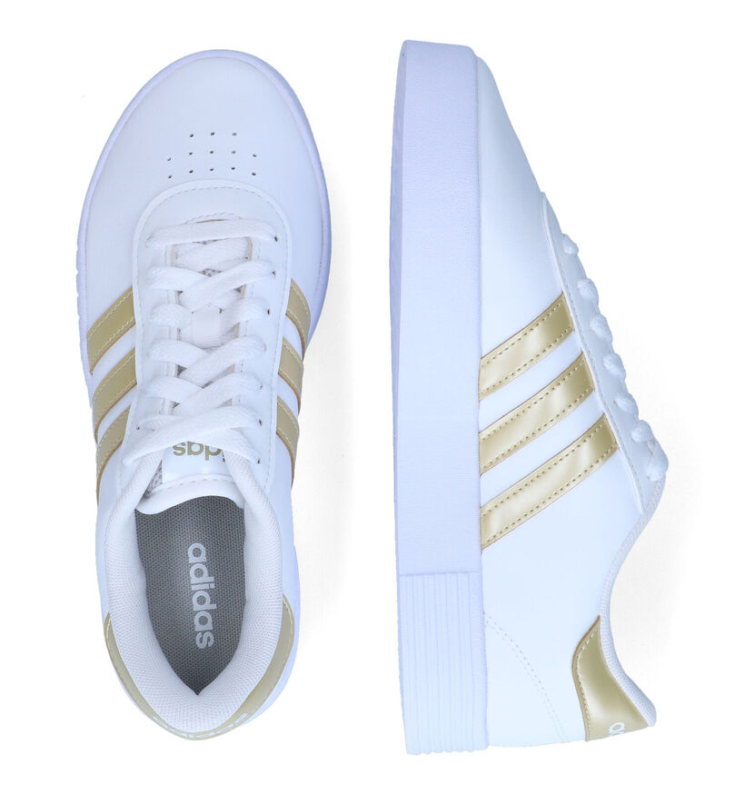 adidas Court Bold Witte Sneakers in kunstleer (301969)