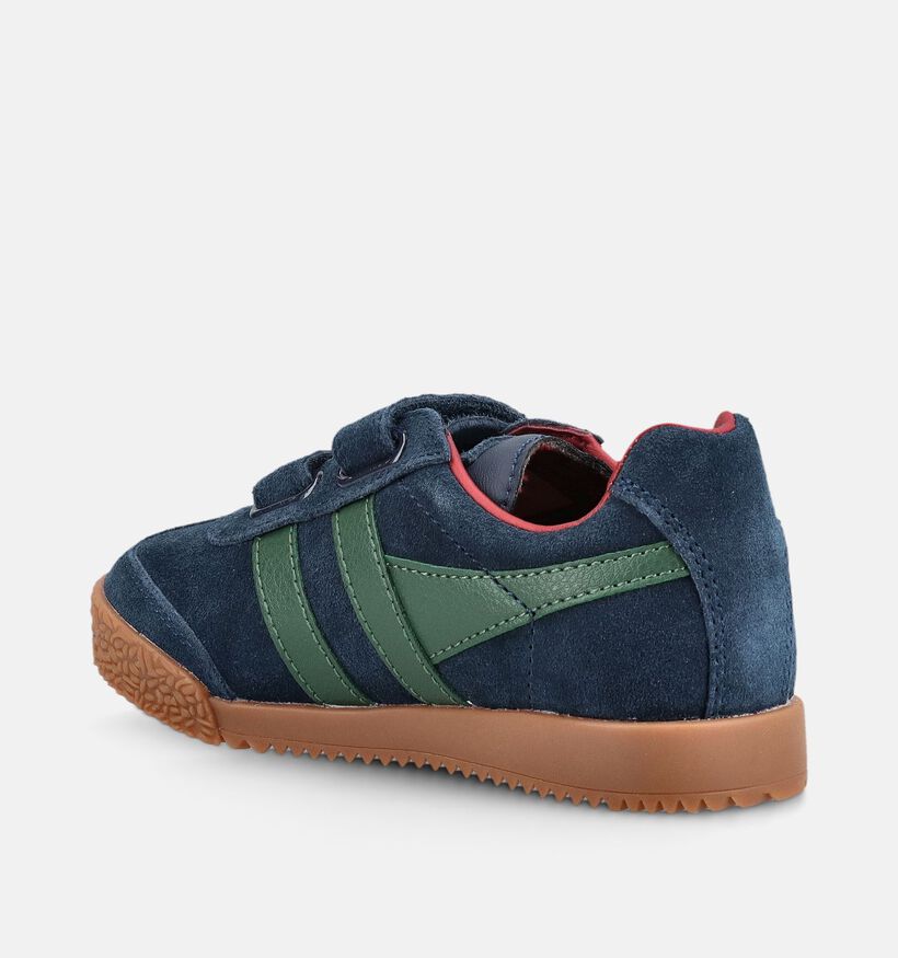 Gola Harrier Strap Donkerblauwe Sneakers voor jongens (376301)