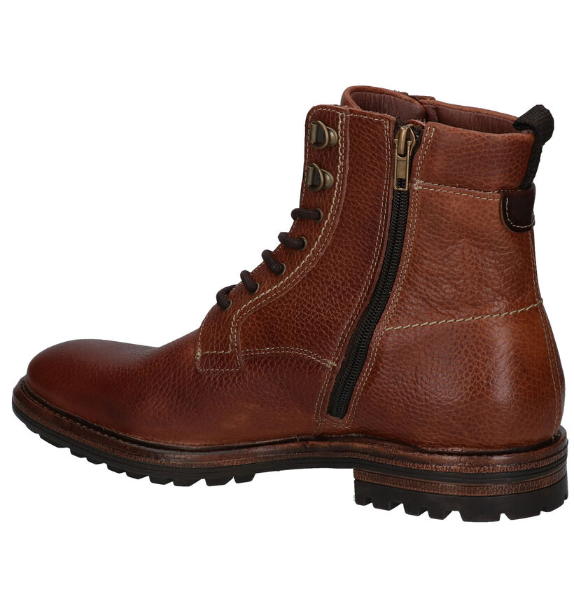 Scapa Cognac Boots in leer (298200)