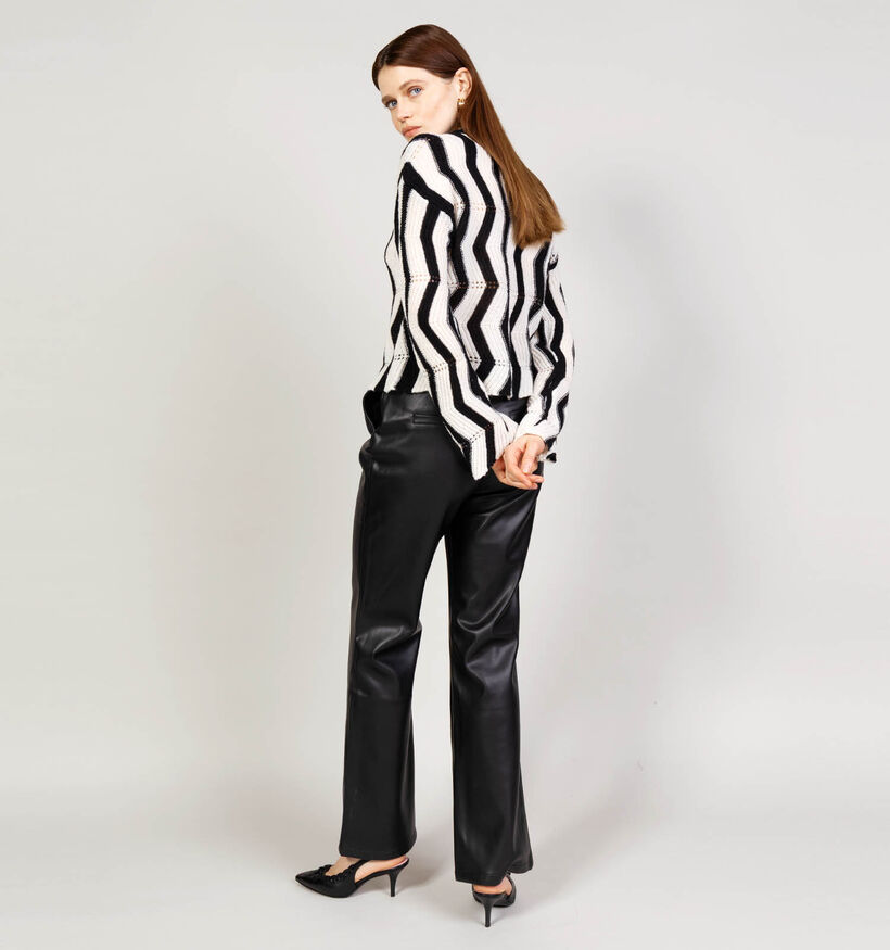 Vero Moda Libra Beige/Zwarte Trui voor dames (366113)