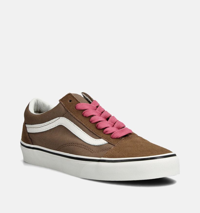 Vans Old Skool Bruine Sneakers voor dames (360206)