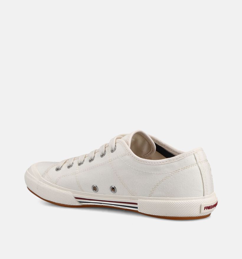 Fred Perry Vintage Tennis Canvas Witte Sneakers voor heren (368926)