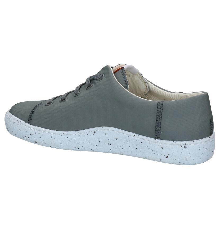 Camper Peu Touring Grijze Veterschoenen in stof (290262)