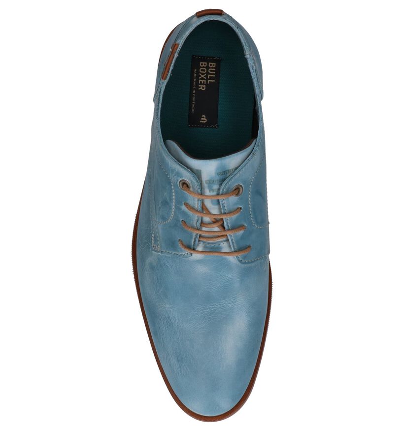 Bullboxer Chaussures habillées en Bleu clair en cuir (220798)