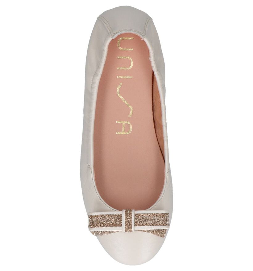 Unisa Ballerines en Beige clair en cuir (217296)