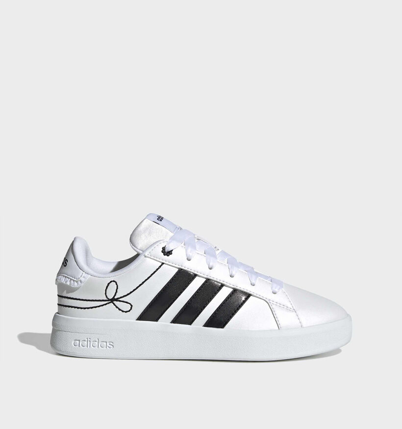 adidas Grand Court 3.0 Witte Sneakers voor meisjes (375409)