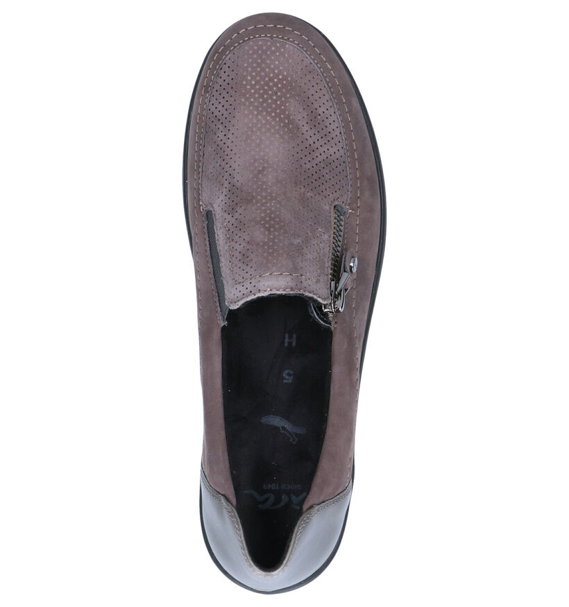 Ara Meran Taupe Instappers in nubuck (260835)