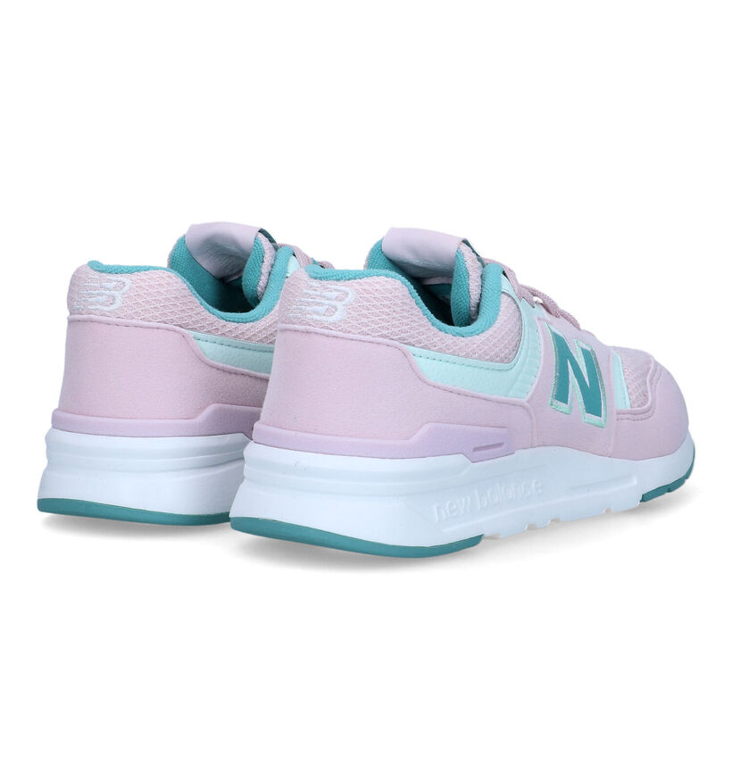 New Balance 997 Baskets pastel en Rose pour filles (319339) - pour semelles orthopédiques