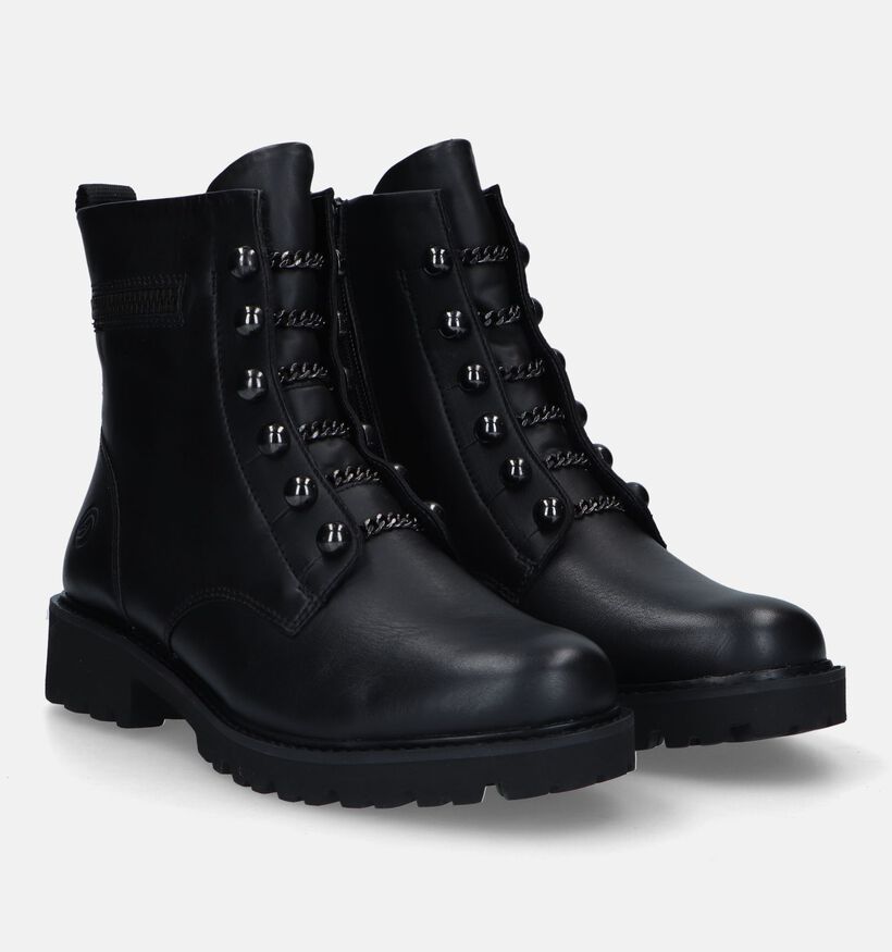 Remonte Boots à lacets en Noir pour femmes (328453)