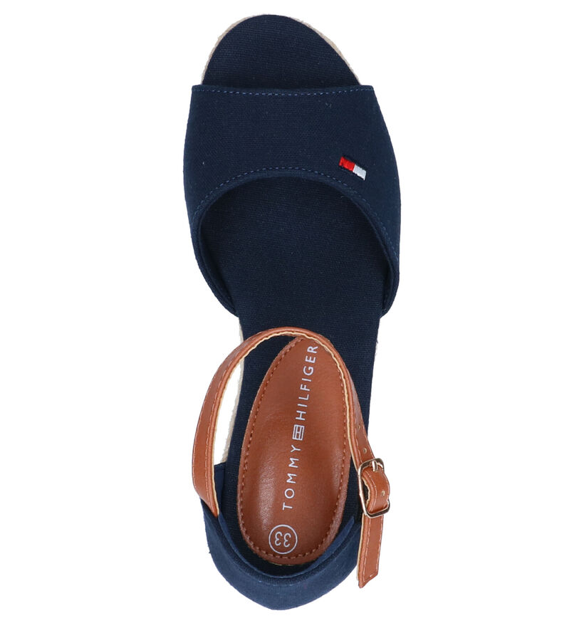 Tommy Hilfiger Sandales en Bleu foncé en textile (266575)