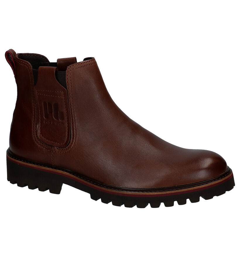 Pius Gabor Bruine Chelsea Boots in leer (296648)