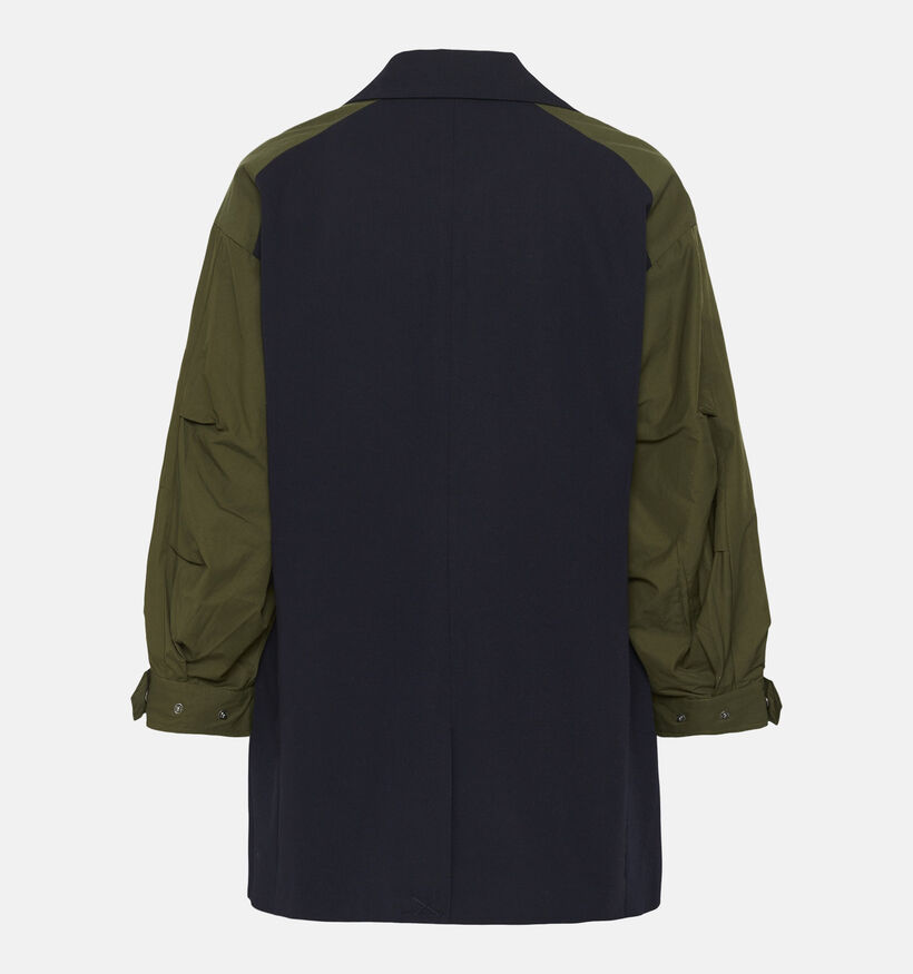 Culture Blondie Blazer en Bleu fonc&eacute;/Vert pour femmes (377018)