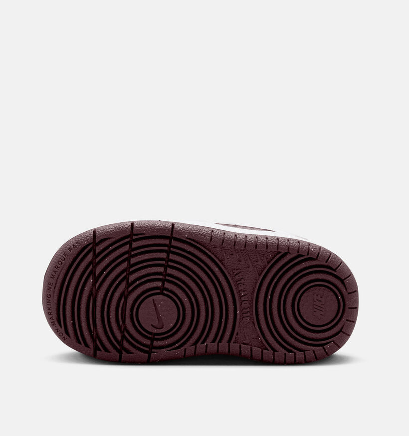 Nike Court Borough Bordeaux Hoge Sneakers voor jongens, meisjes (359815)