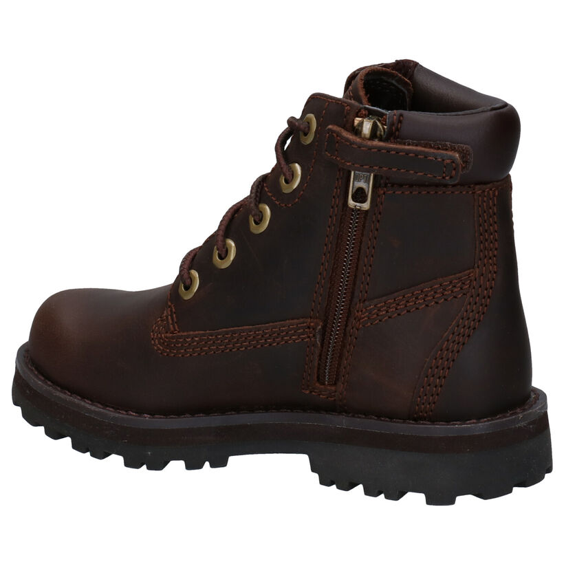 Timberland Courma Kid 6 inch Bottines en Marron pour filles, garçons (329077) - pour semelles orthopédiques