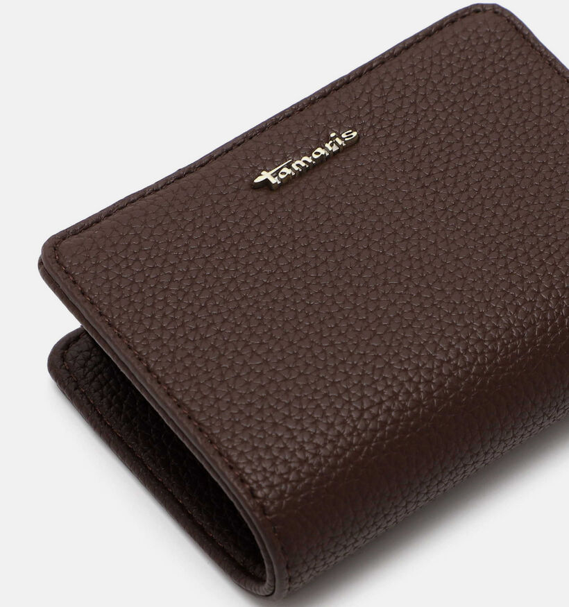 Tamaris Mareen Donkerbruine Portemonee met Rits voor dames (378742)