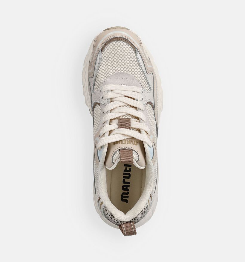 Maruti Novi Baskets en Beige pour femmes (372340) - pour semelles orthop&eacute;diques