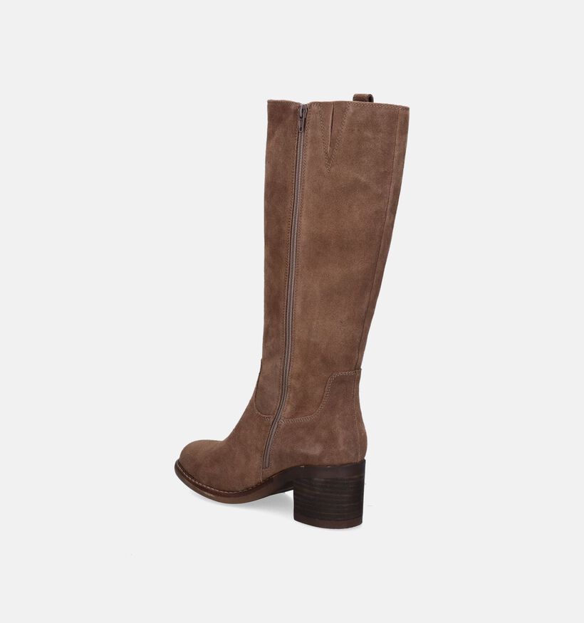 PS Poelman Bottes hautes en Marron pour femmes (345506)