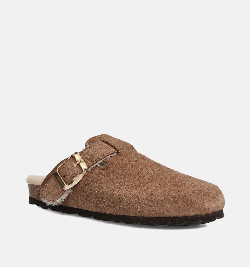 Little David Bruine Open Pantoffels voor meisjes, jongens (364937)