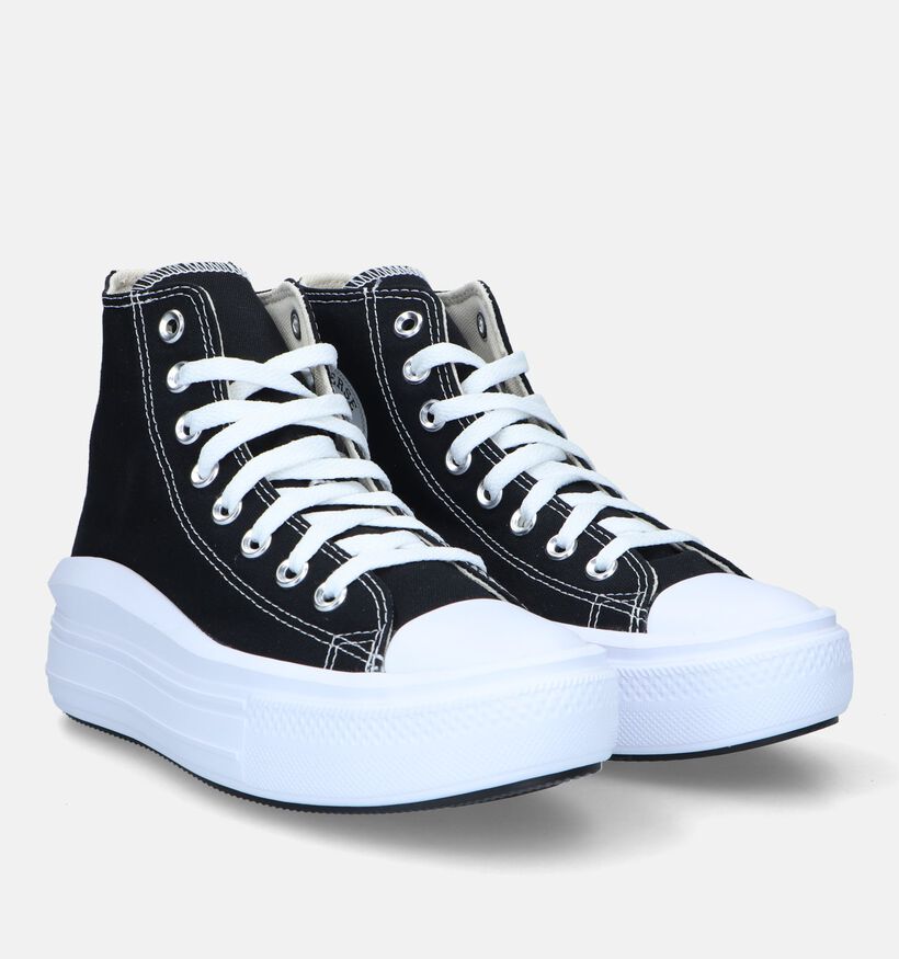 Converse Chuck Taylor AS Move Platform Baskets en Noir pour femmes (325497) - pour semelles orthopédiques