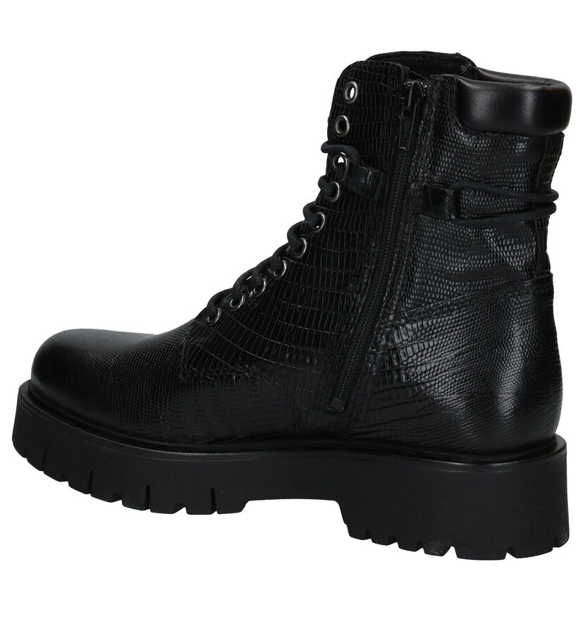 Sweet Lemon Doris Bottines en Noir en cuir (288502)