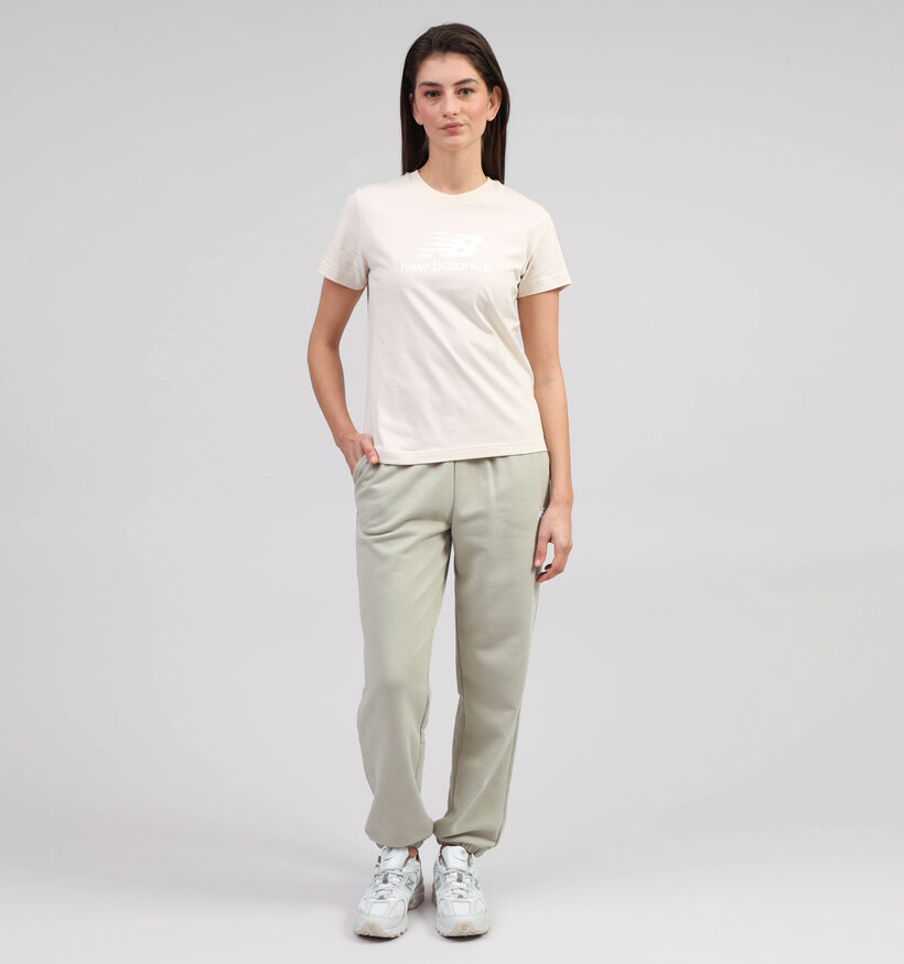 New Balance Beige T-shirt voor dames (354019)