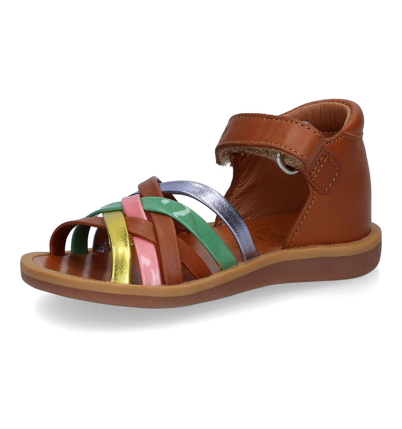 Pom d'Api Poppy Lux Cognac Sandalen voor meisjes (304767)