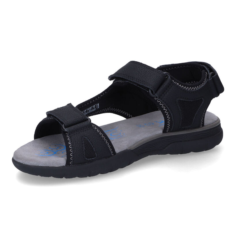 Geox Spherica Zwarte Sandalen in kunstleer (312920)