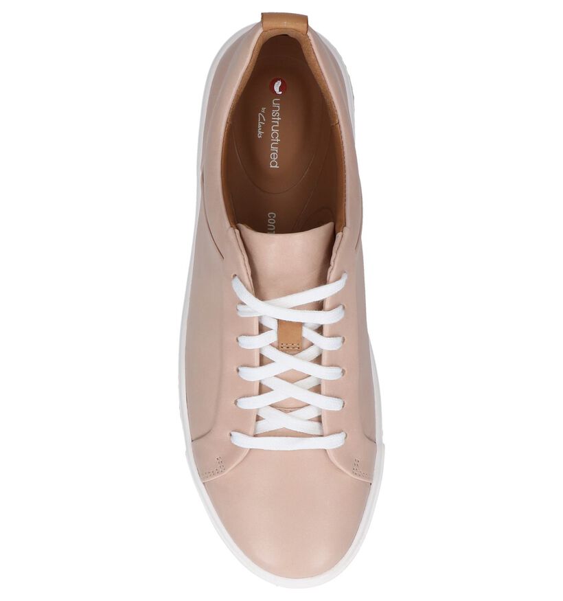Clarks Un Maui Lace Chaussures à lacets en Blanc en cuir (304505)