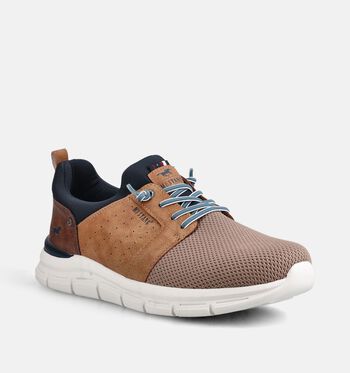 Mustang Low Chaussures plates Marron