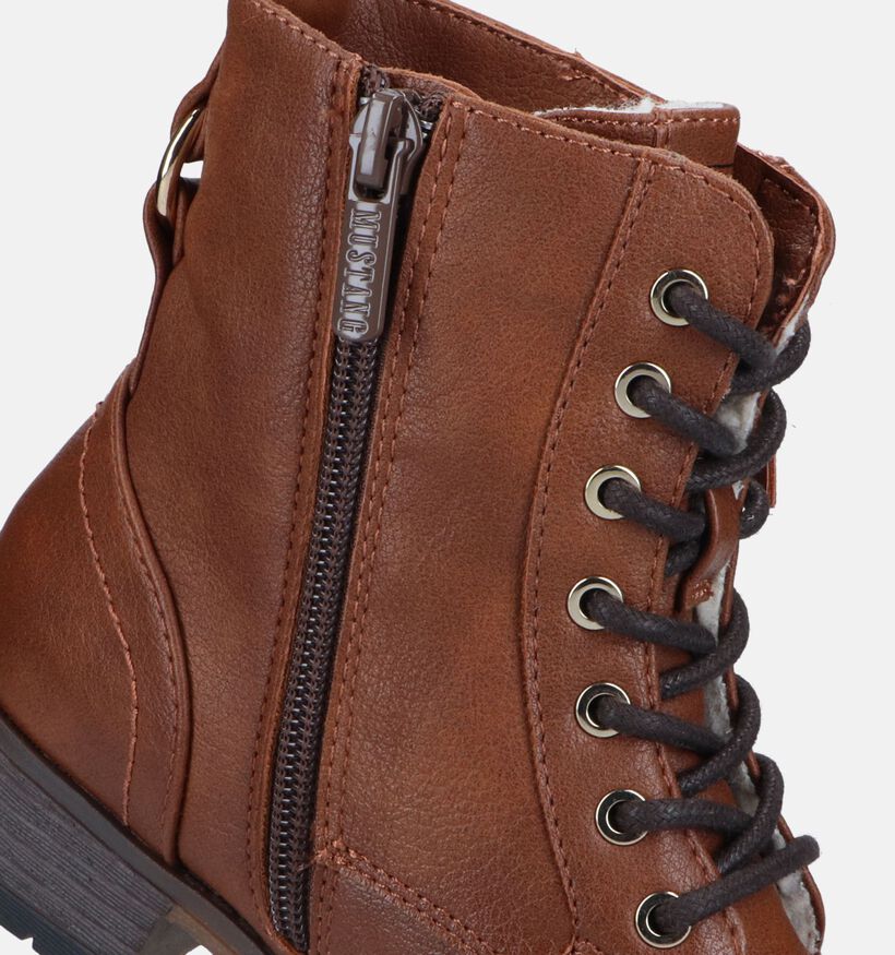 Mustang Bottines robustes en Bleu pour filles (345604)