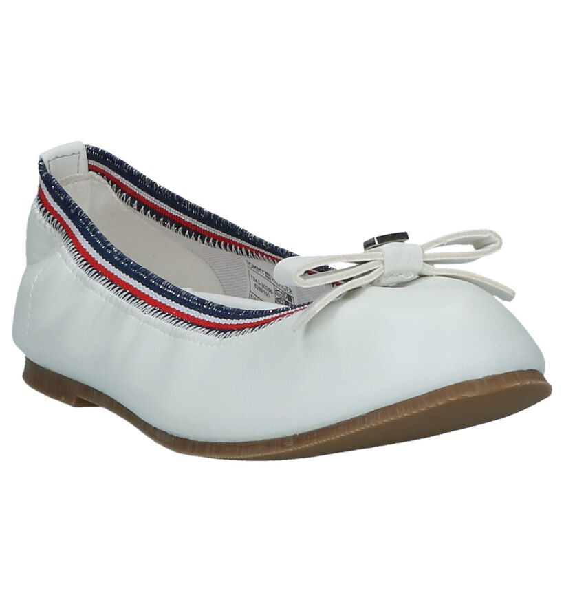 Tommy Hilfiger Ballerines en Blanc en simili cuir (239544)