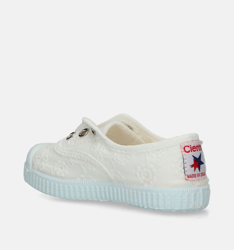 Cienta Witte Slip-ons voor jongens, meisjes (355426) - geschikt voor steunzolen
