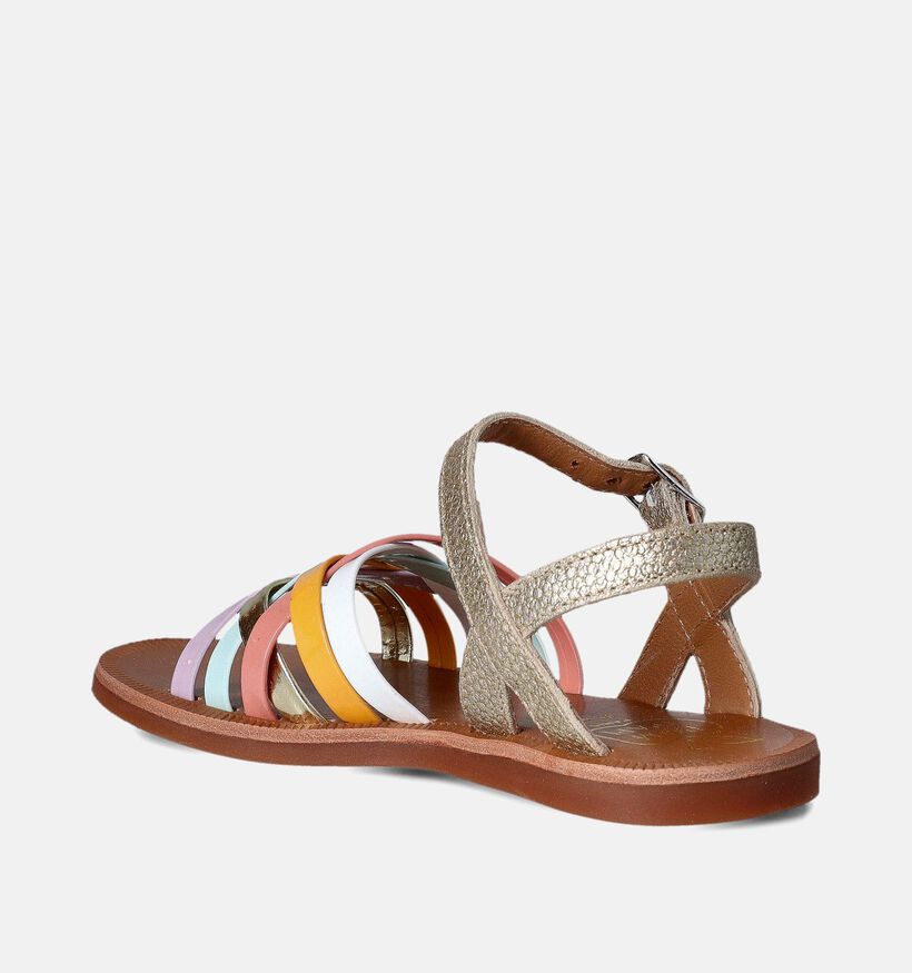 Pom d'Api Plagette Lux Gouden Sandalen voor meisjes (354607)