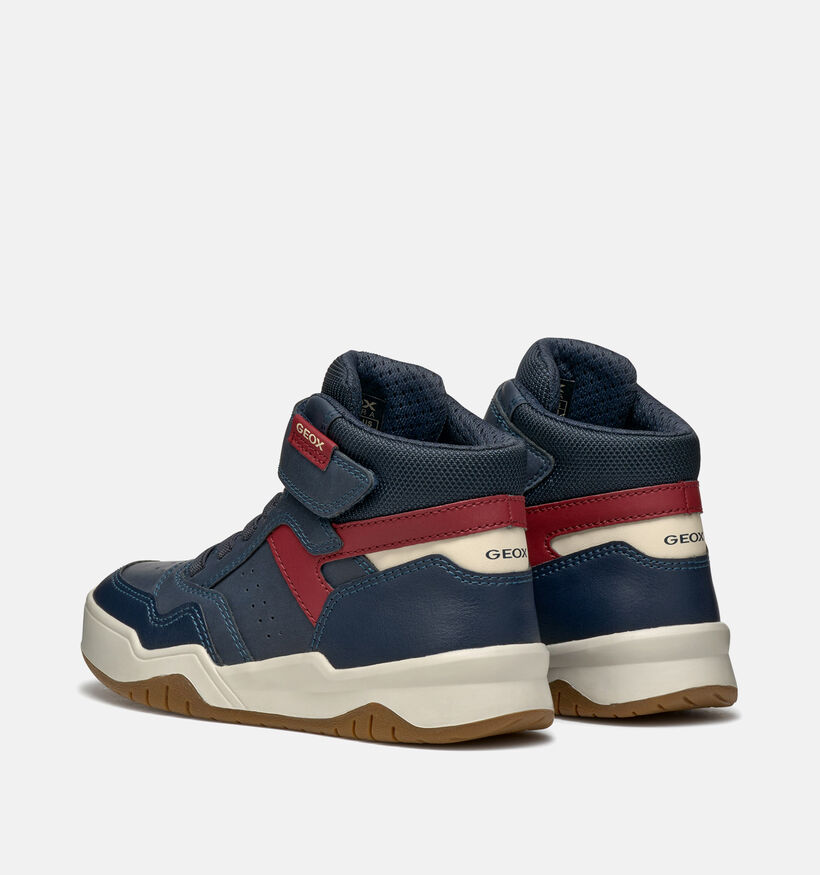 Geox Perth Chaussures hautes en Bleu foncé pour garçons (361925) - pour semelles orthopédiques