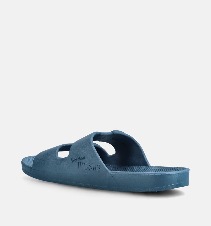 Freedom Moses Original Basic Blauwe Slippers voor dames (370851)