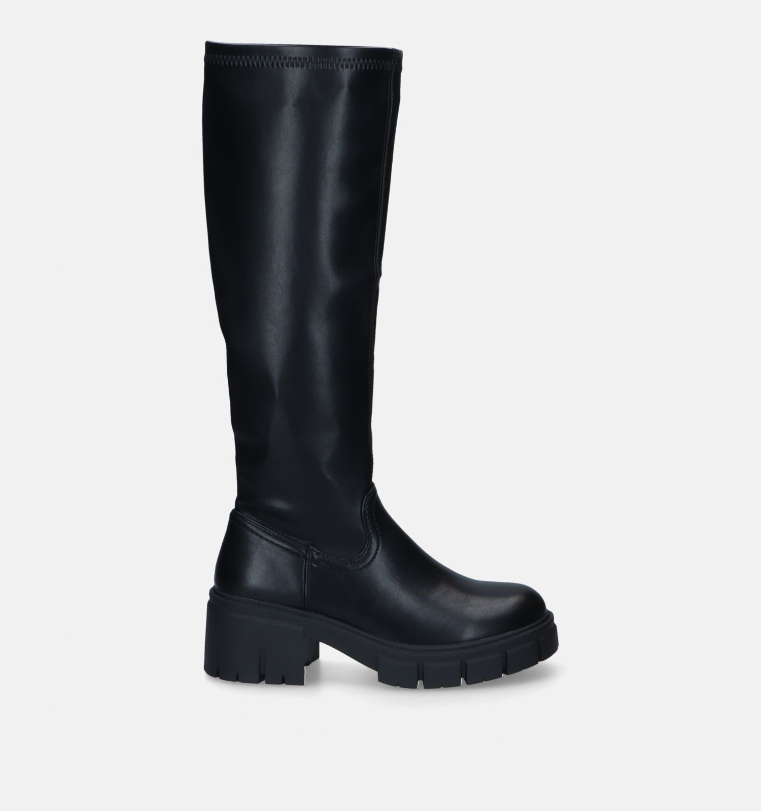 Posh by Poelman Zwarte Chunky Laarzen Dames Laarzen Online op TORFS.BE