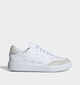 adidas Courtblock Witte Sneakers voor jongens, meisjes (362461) - geschikt voor steunzolen