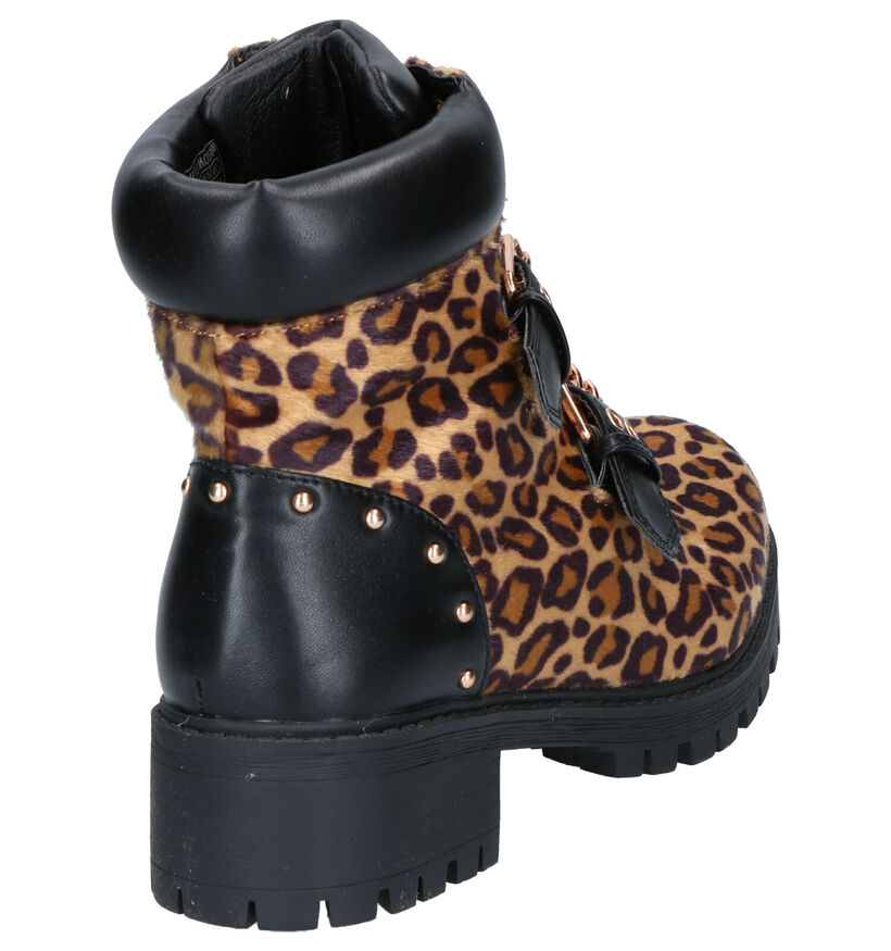 Vero Moda Vmluisa Bottines en Marron en simili cuir (256056)