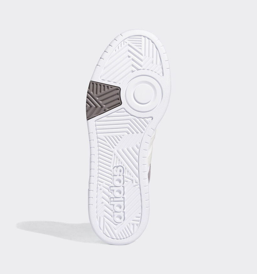 adidas Hoops 3.0 MID Baskets en Blanc pour hommes, garçons (348974)