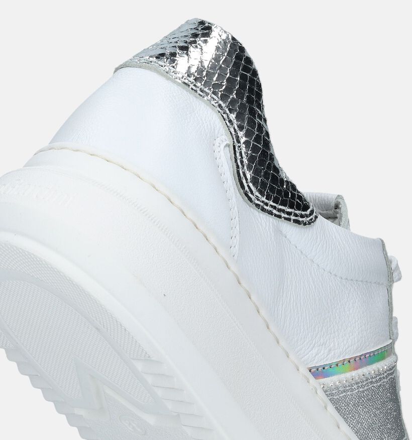 NeroGiardini Witte Sneakers voor dames (337173) - geschikt voor steunzolen