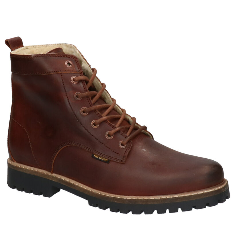 PME Solar Cognac Boots in leer (254771)