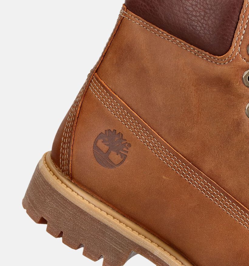 Timberland 6 Inch Premium Boot Cognac Boots met Veters voor heren (376470) - geschikt voor steunzolen