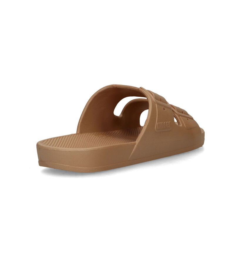 Freedom Moses Basic Nu-pieds en Vert Kaki pour femmes (340276)
