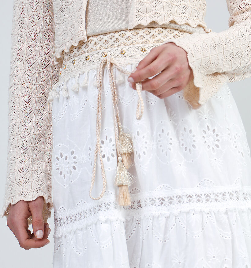 Millenium Witte Maxi rok voor dames (333410)