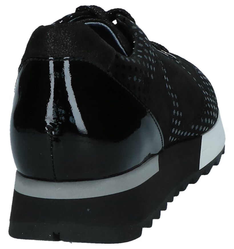 Tine's Baskets basses en Noir en daim (233946)