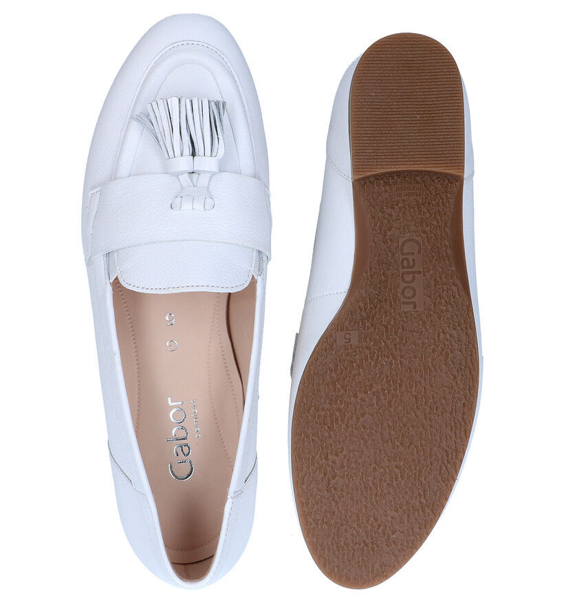 Comfort Loafers en Blanc en cuir (287752)