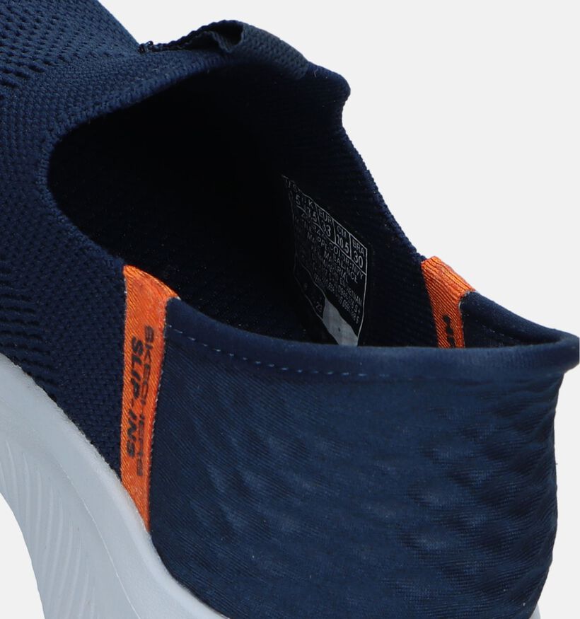 Skechers Slip-ins Ultra Flex 3.0 Blauwe Sneakers voor jongens (335707)