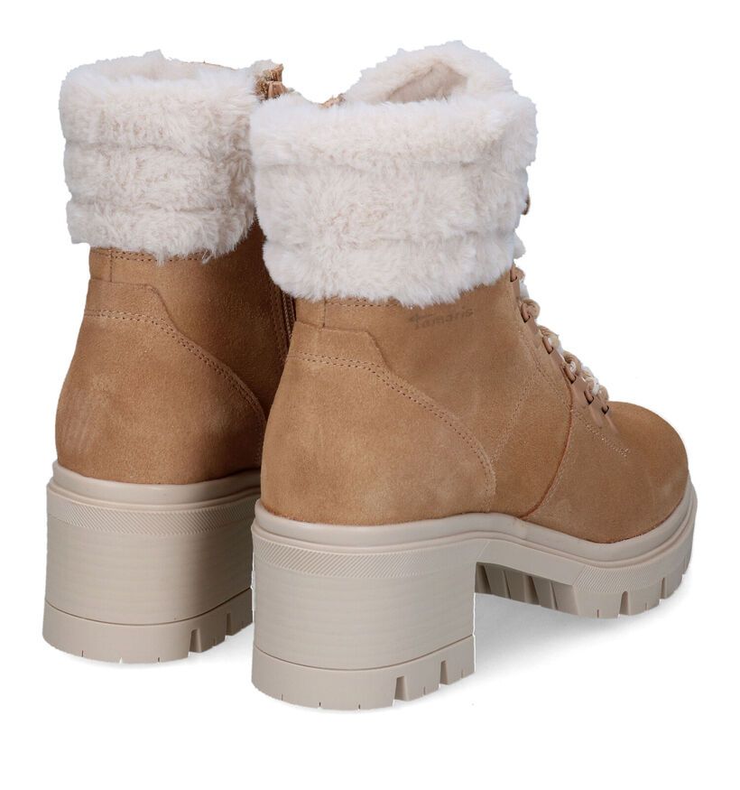 Tamaris Boots à lacets en Marron en daim (315394)
